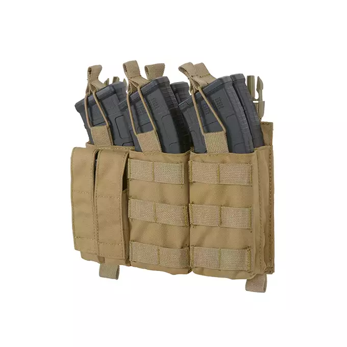 [Zestaw] Modularny Chest Rig Buckle Up - Coyote [8FIELDS] + Buckle Up potrójna ładownica karabinowo-pistoletowa AK/9mm - Coyote