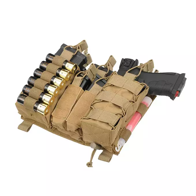 [Zestaw] Modularny Chest Rig Buckle Up - Coyote [8FIELDS] + Buckle Up wielozadaniowy panel przedni - Coyote [8FIELDS]