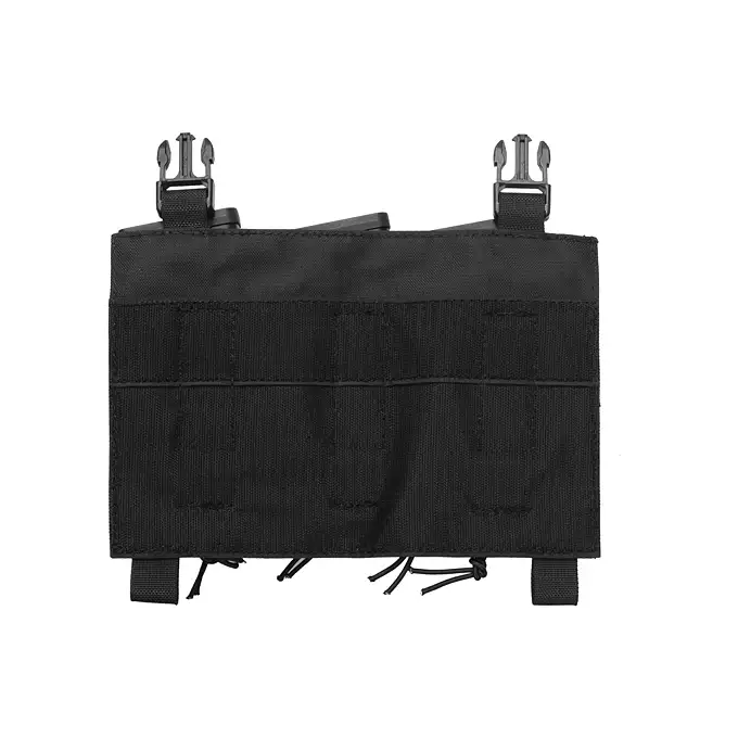 [Zestaw] Wielozadaniowy Plate Carrier - Black [8FIELDS] + Buckle Up szybka potrójna ładownica karabinowo-pistoletowa - Black