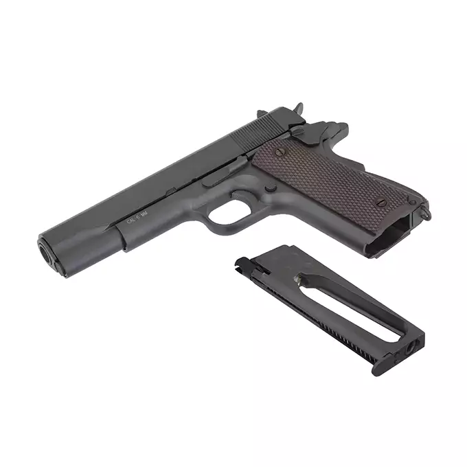 [Zestaw] M1911 CO2 [KWC] + Kabura Airsoftowa do 1911 - Black [Amomax]