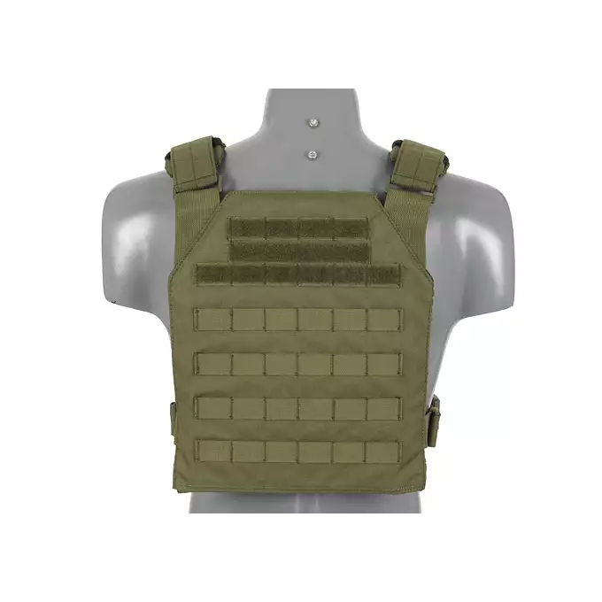 [Zestaw] Wielozadaniowy Plate Carrier - Olive [8FIELDS] + Buckle Up potrójna ładownica karabinowo-pistoletowa 5.56/9mm - OD