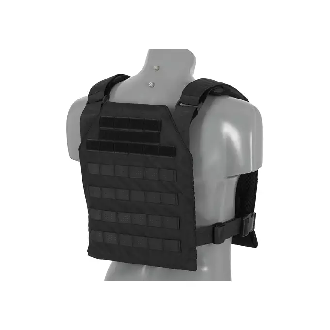[Zestaw] Wielozadaniowy Plate Carrier - Black [8FIELDS] + Buckle Up szybka potrójna ładownica karabinowo-pistoletowa - Black