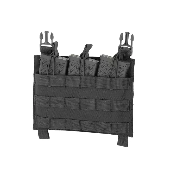 [Zestaw] Wielozadaniowy Plate Carrier - Black [8FIELDS] + Buckle Up Potrójna ładownica karabinowa - Black [8FIELDS]