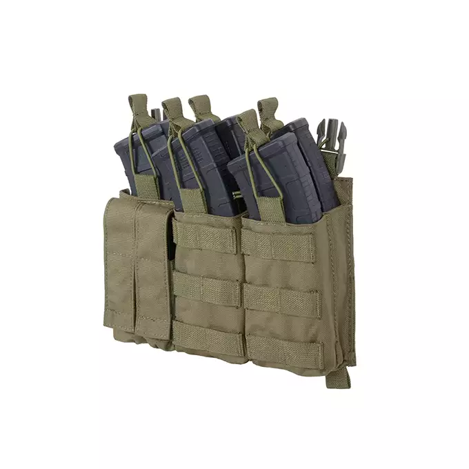 [Zestaw] Modularny Chest Rig Buckle Up - Olive [8FIELDS] + Buckle Up potrójna ładownica karabinowo-pistoletowa AK/9mm - Olive