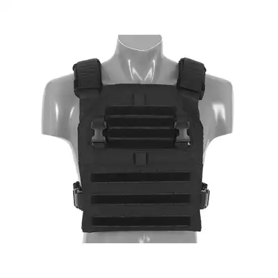 [Zestaw] Wielozadaniowy Plate Carrier - Black [8FIELDS] + Buckle Up Potrójna ładownica karabinowa - Black [8FIELDS]