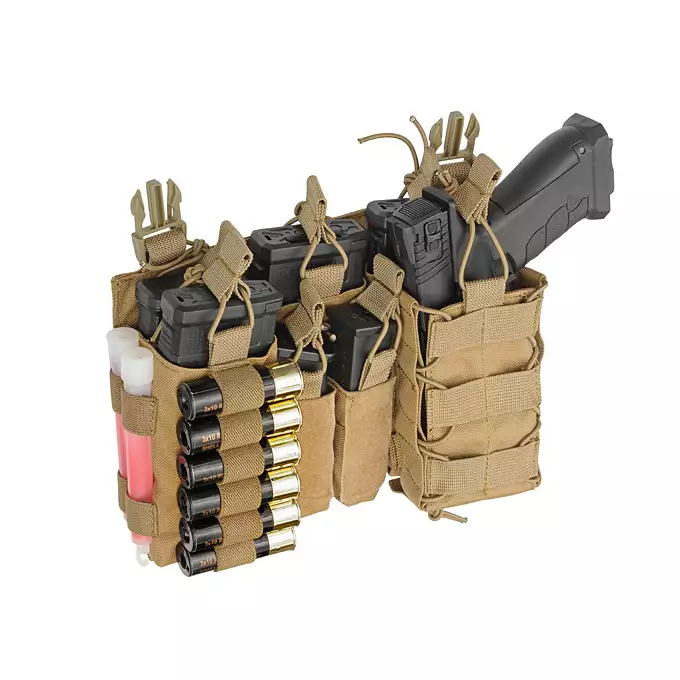 [Zestaw] Modularny Chest Rig Buckle Up - Coyote [8FIELDS] + Buckle Up wielozadaniowy panel przedni - Coyote [8FIELDS]