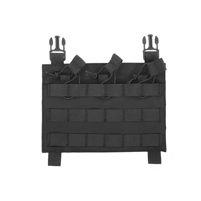 [Zestaw] Wielozadaniowy Plate Carrier - Black [8FIELDS] + Buckle Up Potrójna ładownica karabinowa - Black [8FIELDS]