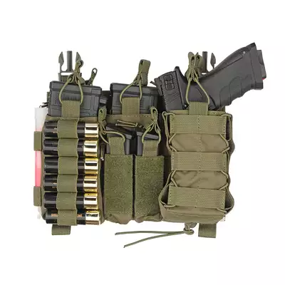 [Zestaw] Modularny Chest Rig Buckle Up - Olive [8FIELDS] + Buckle Up wielozadaniowy panel przedni - Olive [8FIELDS]