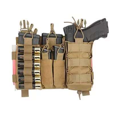 [Zestaw] Modularny Chest Rig Buckle Up - Coyote [8FIELDS] + Buckle Up wielozadaniowy panel przedni - Coyote [8FIELDS]