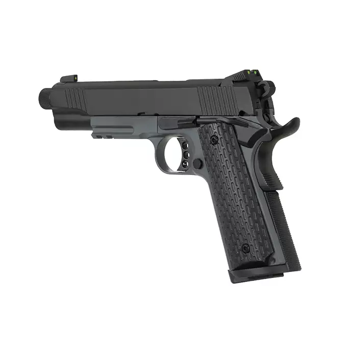 [Zestaw] R28 (TG-2) - Grey/Black [Army Armament] + Kabura Airsoftowa do 1911 - Black [Amomax]