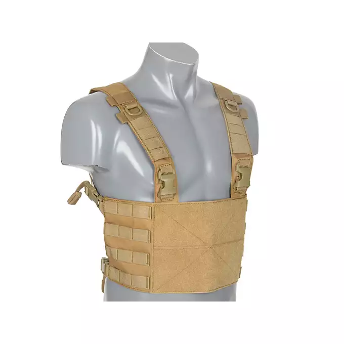 [Zestaw] Modularny Chest Rig Buckle Up - Coyote [8FIELDS] + Buckle Up wielozadaniowy panel przedni - Coyote [8FIELDS]