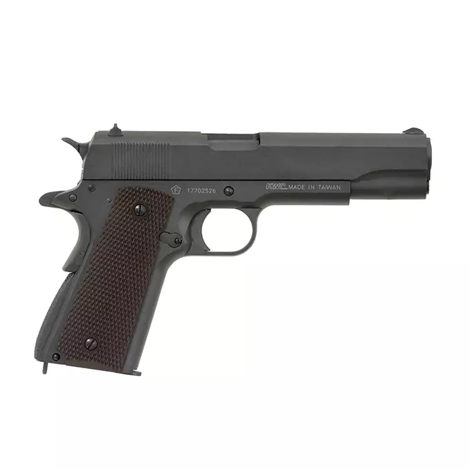 [Zestaw] M1911 CO2 [KWC] + Kabura Airsoftowa do 1911 - Black [Amomax]