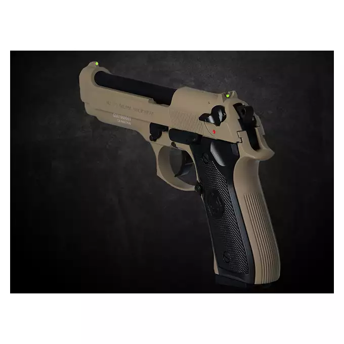 [Zestaw] BLE-BM9 - Tan [ICS] + Kabura Airsoftowa do Beretta M9/92F - Black [Amomax]