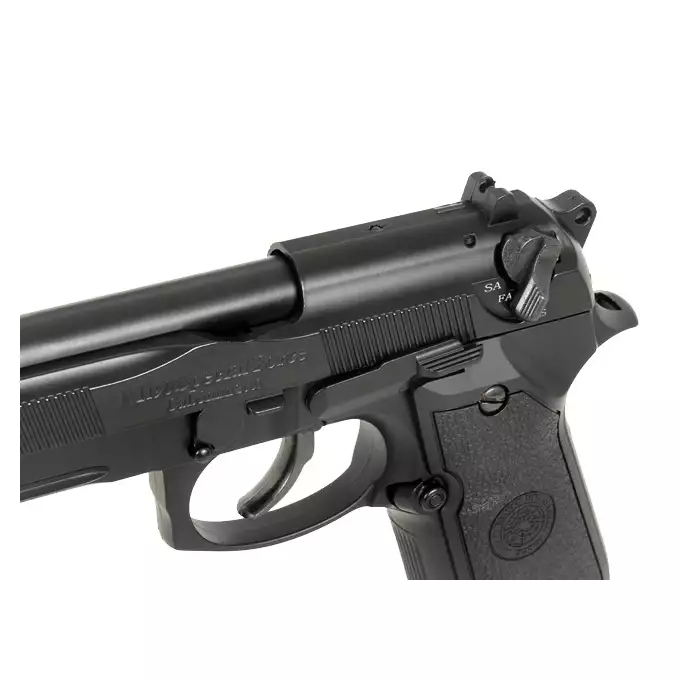 [Zestaw] HG-199 Full Auto CO2 [HFC] + Kabura Airsoftowa do Beretta M9/92F - Black [Amomax]