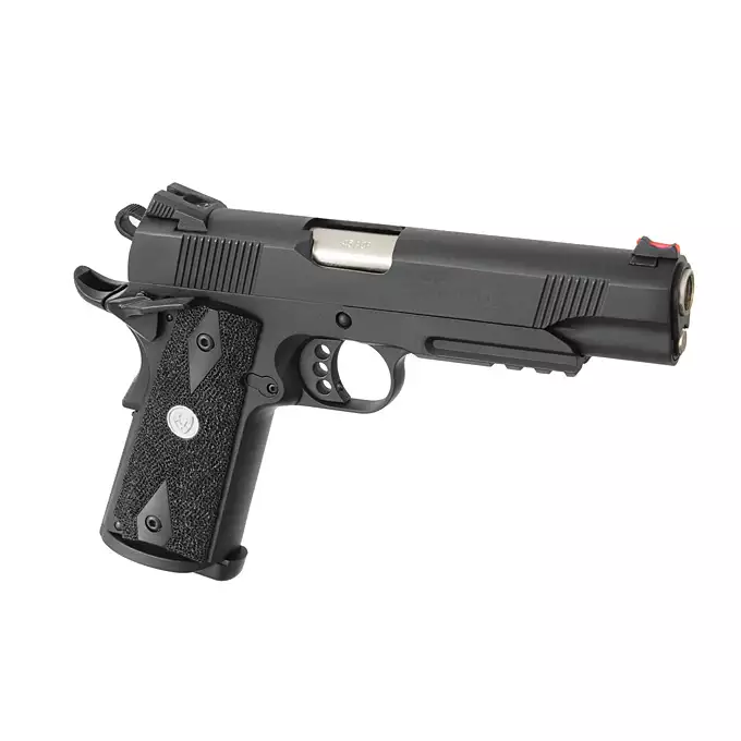 [Zestaw] M1911 Gladiator Marcux - Black [APS] + Kabura Airsoftowa do 1911 - Black [Amomax]
