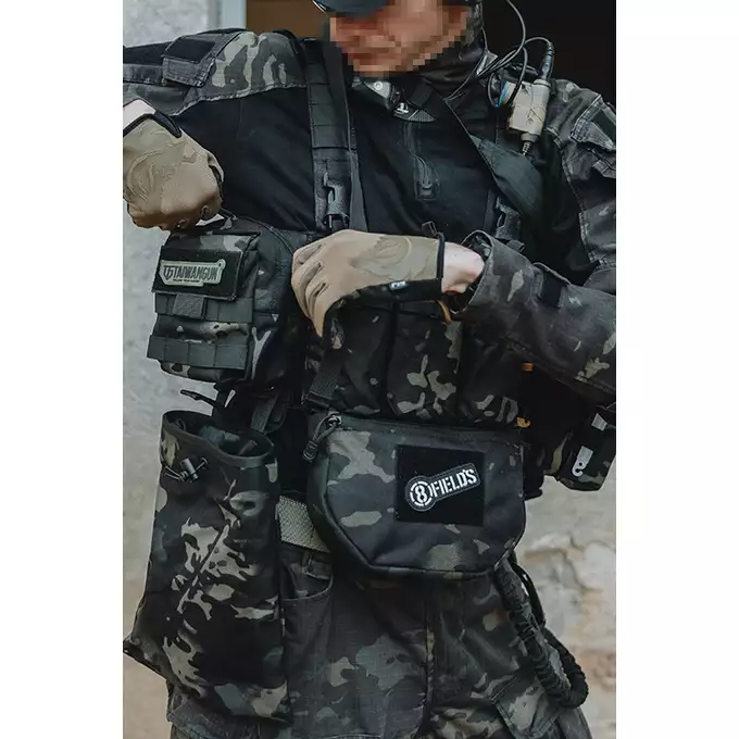 [Zestaw] Modularny Chest Rig Buckle Up - MB [8FIELDS] + Szybka poczwórna ładownica BUCKLE UP na magazynki MP5/SMG/UTR45 - MB [8FIELDS]