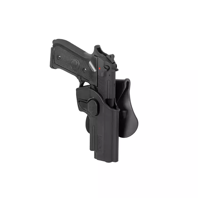 [Zestaw] HG-199 Full Auto CO2 [HFC] + Kabura Airsoftowa do Beretta M9/92F - Black [Amomax]