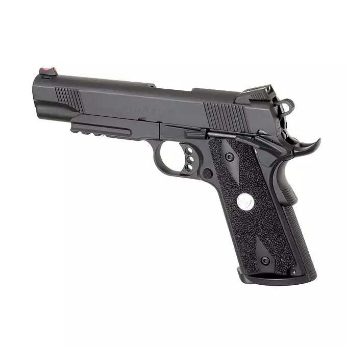 [Zestaw] M1911 Gladiator Marcux - Black [APS] + Kabura Airsoftowa do 1911 - Black [Amomax]