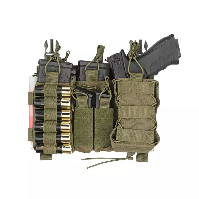 [Zestaw] Modularny Chest Rig Buckle Up - Olive [8FIELDS] + Buckle Up wielozadaniowy panel przedni - Olive [8FIELDS]