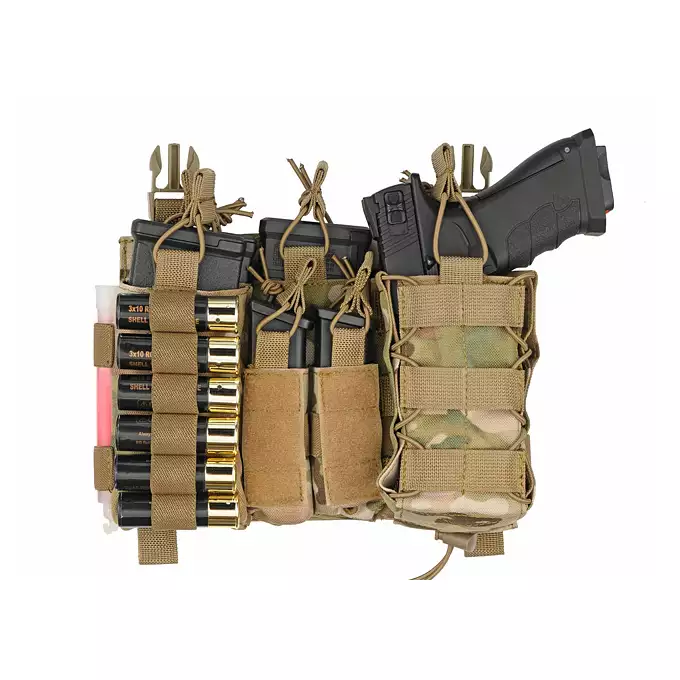 [Zestaw] Modularny Chest Rig Buckle Up - Multicamo [8FIELDS] + Buckle Up wielozadaniowy panel przedni - Multicamo [8FIELDS]