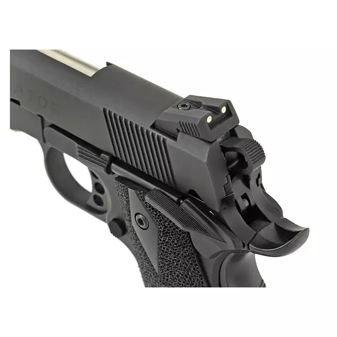 [Zestaw] M1911 Gladiator Marcux - Black [APS] + Kabura Airsoftowa do 1911 - Black [Amomax]