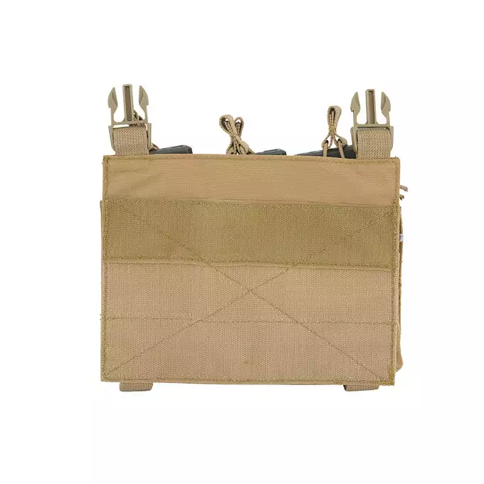 [Zestaw] Wielozadaniowy Plate Carrier - Coyote [8FIELDS] + Buckle Up potrójna ładownica karabinowo-pistoletowa 5.56/9mm - Coyote