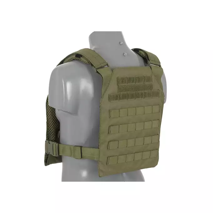 [Zestaw] Wielozadaniowy Plate Carrier - Olive [8FIELDS] + Buckle Up szybka potrójna ładownica karabinowo-pistoletowa - Olive