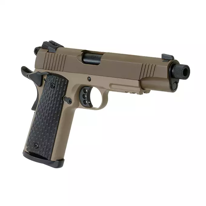 [Zestaw] R28 (TG-1) - Dark Earth/Brown [Army Armament] + Kabura Airsoftowa do 1911 - Black [Amomax]