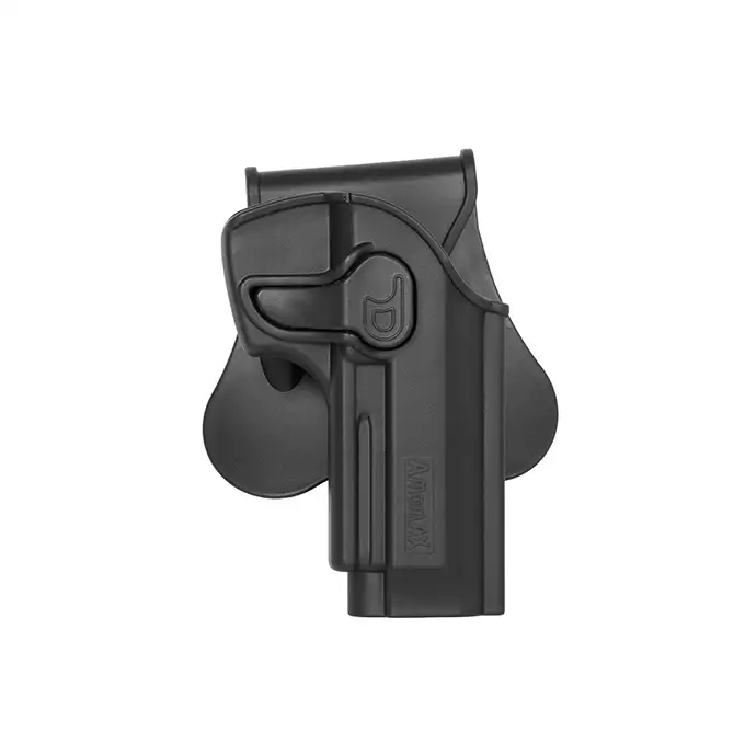 [Zestaw] ST92F Non-Blowback Airsoft Gas Pistol - Black [STTi] + Kabura Airsoftowa do Beretta M9/92F - Black [Amomax]