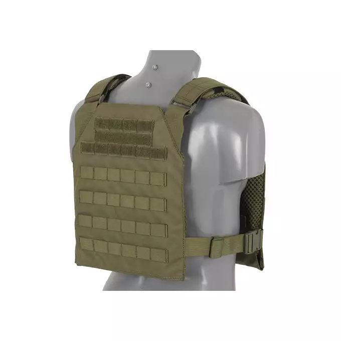 [Zestaw] Wielozadaniowy Plate Carrier - Olive [8FIELDS] + Buckle Up szybka potrójna ładownica karabinowo-pistoletowa - Olive