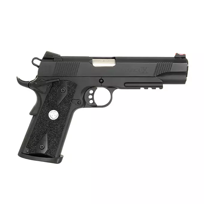 [Zestaw] M1911 Gladiator Marcux - Black [APS] + Kabura Airsoftowa do 1911 - Black [Amomax]
