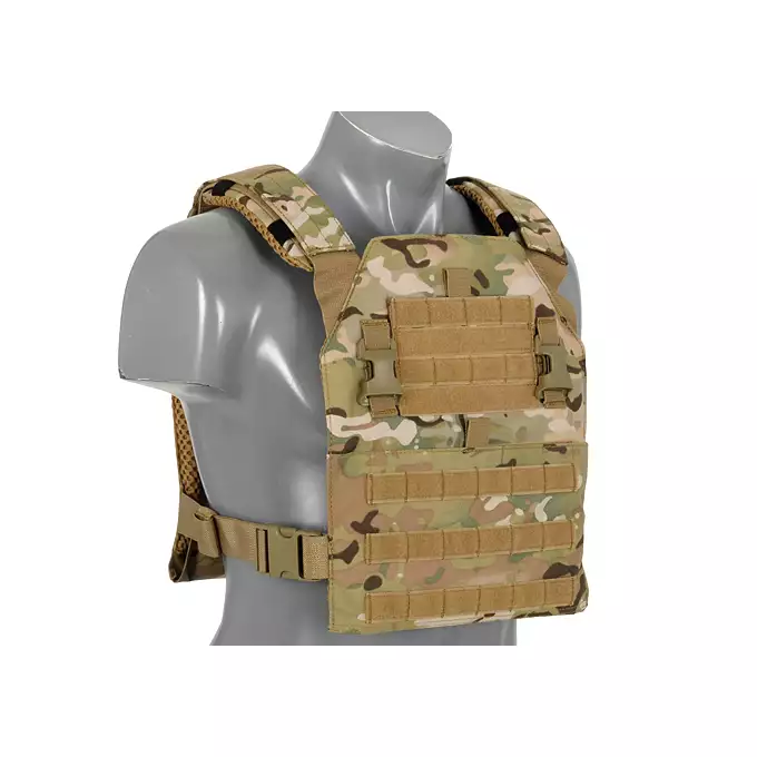 [Zestaw] Wielozadaniowy Plate Carrier - Multicamo [8FIELDS] + Buckle Up Potrójna ładownica karabinowa - Multicamo [8FIELDS]