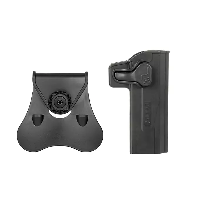 [Zestaw] R601 JW3 TTI Combat Master - Black [JAG Arms] + Kabura Airsoftowa do Hi-Capa - Black [Amomax]