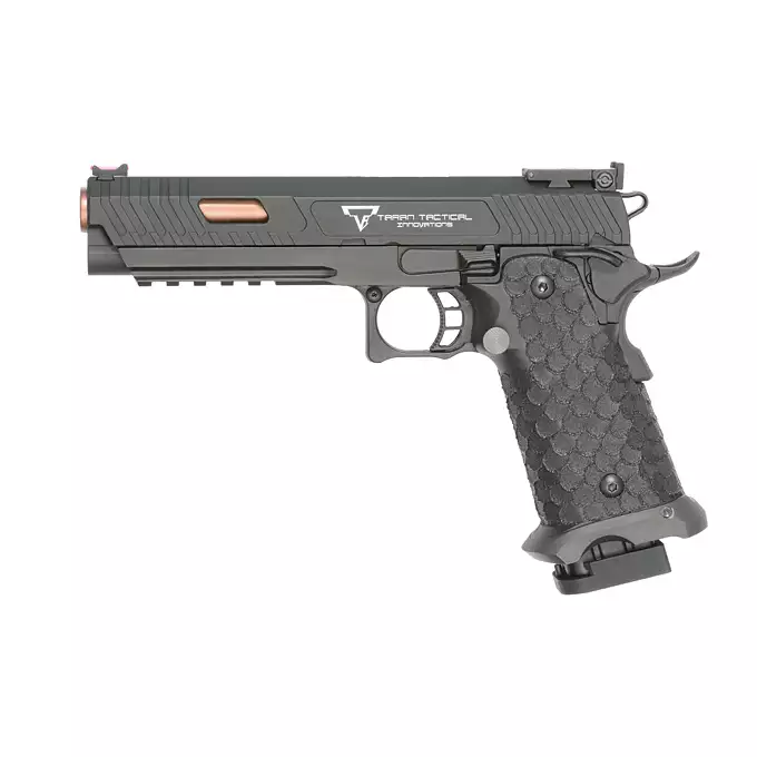 [Zestaw] R601 JW3 TTI Combat Master - Black [JAG Arms] + Kabura Airsoftowa do Hi-Capa - Black [Amomax]