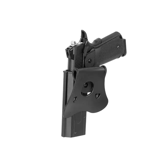 [Zestaw] R601 JW3 TTI Combat Master - Black [JAG Arms] + Kabura Airsoftowa do Hi-Capa - Black [Amomax]