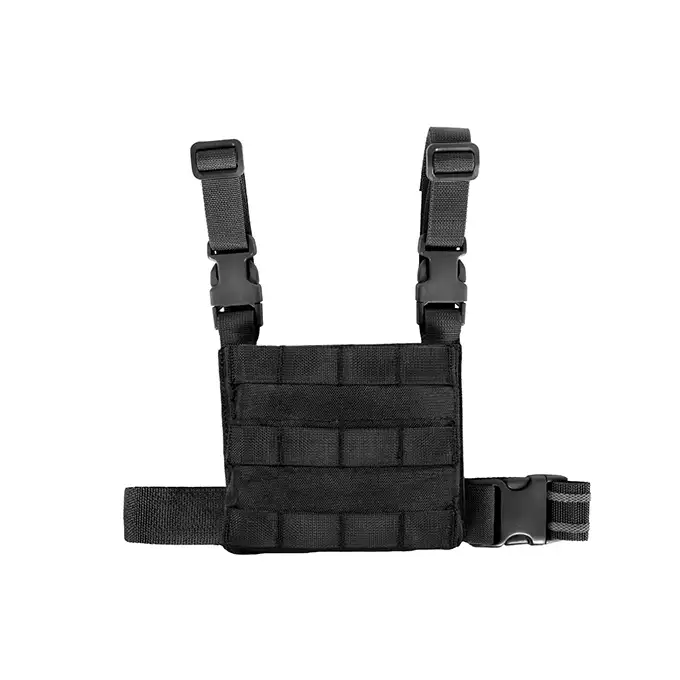 [Zestaw] Kangurowy panel udowy - Black [8FIELDS] + Pojedyncza wkładka na magazynki karabinowe AR-15/M4 - Black [8FIELDS]
