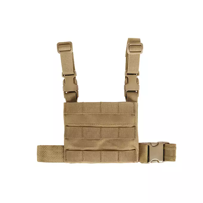 [Zestaw] Kangurowy panel udowy - Coyote [8FIELDS] + Podwójna wkładka na magazynki karabinowe AR-15/M4 - Black [8FIELDS]