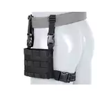 [Zestaw] Kangurowy panel udowy - Black [8FIELDS] + Pojedyncza wkładka na magazynki karabinowe AR-15/M4 - Black [8FIELDS]