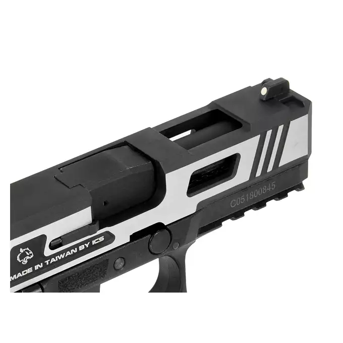 [Zestaw] BLE-XFG - Silver/Black [ICS] + Otwarta kabura kydexowa do G.17 - Black [8FIELDS]