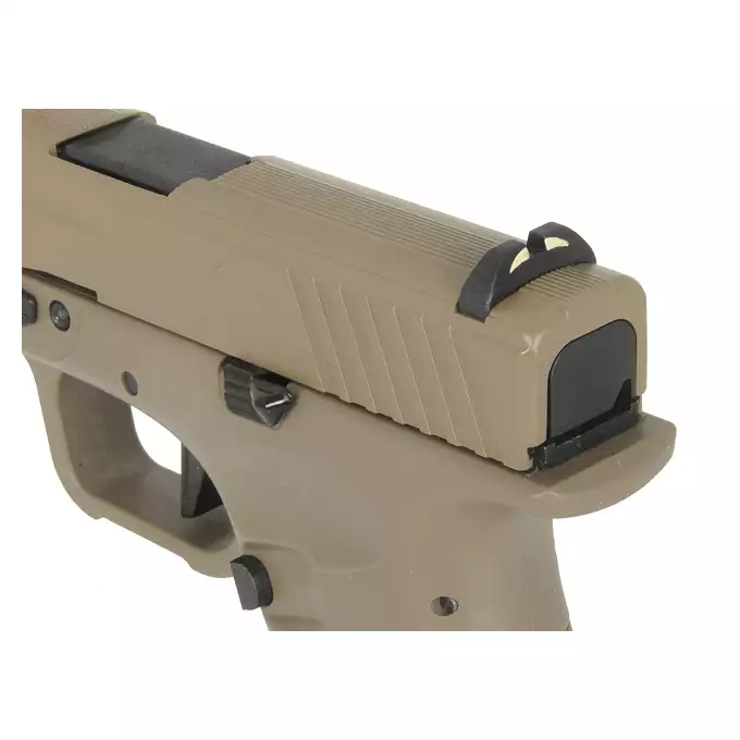 [Zestaw] XTP Xtreme Training Pistol - Desert [APS] + Otwarta kabura kydexowa do G.17 - Black [8FIELDS]