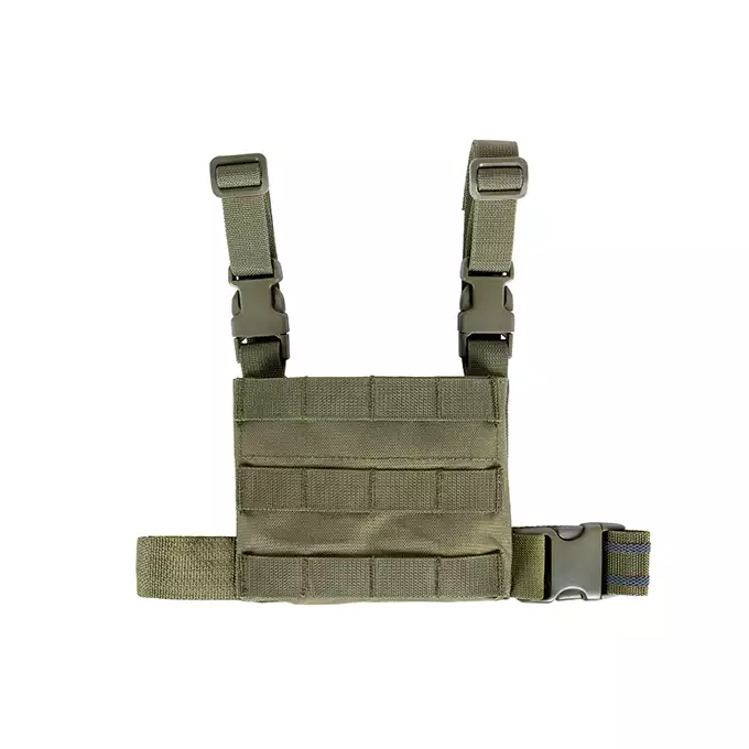 [Zestaw] Kangurowy panel udowy - Olive [8FIELDS] + Podwójna wkładka na magazynki karabinowe AR-15/M4 - Black [8FIELDS]