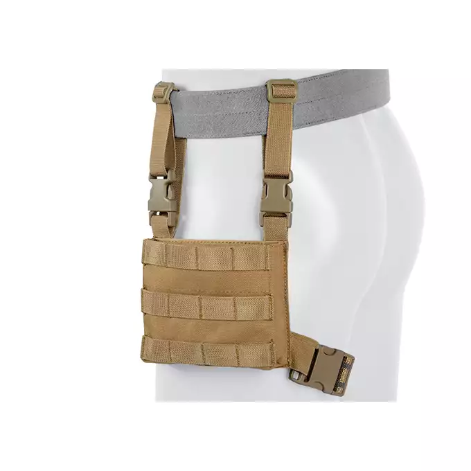 [Zestaw] Kangurowy panel udowy - Coyote [8FIELDS] + Podwójna wkładka na magazynki karabinowe AR-15/M4 - Black [8FIELDS]