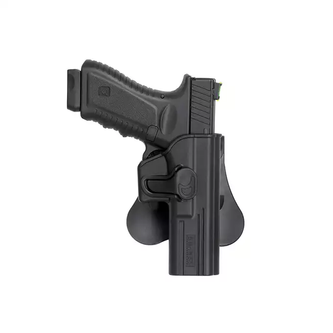 [Zestaw] XTP Xtreme Training Pistol - Grey [APS] + Kabura Airsoftowa do klonów serii G17 - Black [Amomax]
