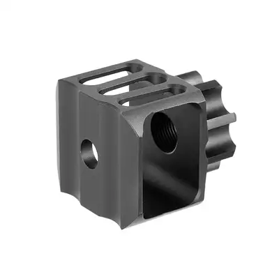 Dummy large single chamber AK muzzle brake - Black [5KU]