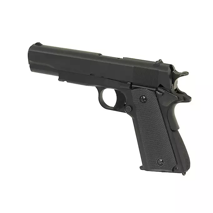 [Zestaw] ST1911 NON-BLOWBACK Heavy Weight Gas Pistol [STTi] + Kabura Airsoftowa do 1911 - Black [Amomax]