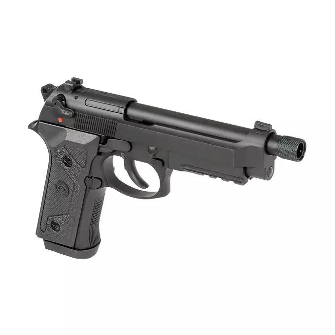 [Zestaw] SR9A3 (Dual Powered GAS/CO2) - Black [SRC] + Kabura Airsoftowa do Beretta M9/92F - Black [Amomax]