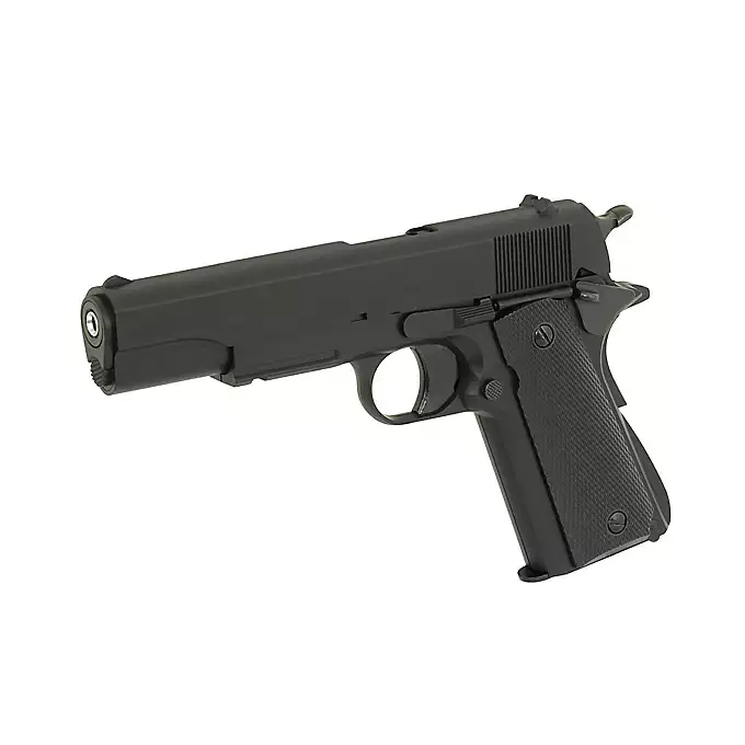 [Zestaw] ST1911 NON-BLOWBACK Heavy Weight Gas Pistol [STTi] + Kabura Airsoftowa do 1911 - Black [Amomax]