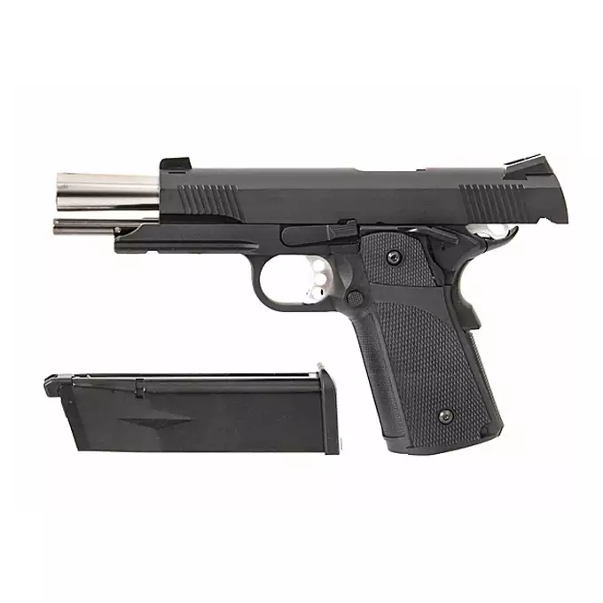[Zestaw] KP-05 [KJW] + Otwarta kabura kydexowa do 2011 - Black [8FIELDS]