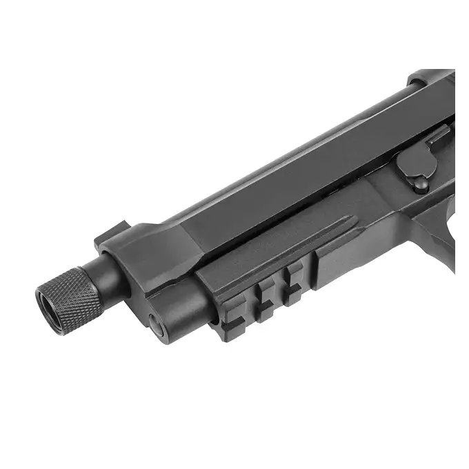 [Zestaw] SR9A3 (Dual Powered GAS/CO2) - Black [SRC] + Kabura Airsoftowa do Beretta M9/92F - Black [Amomax]