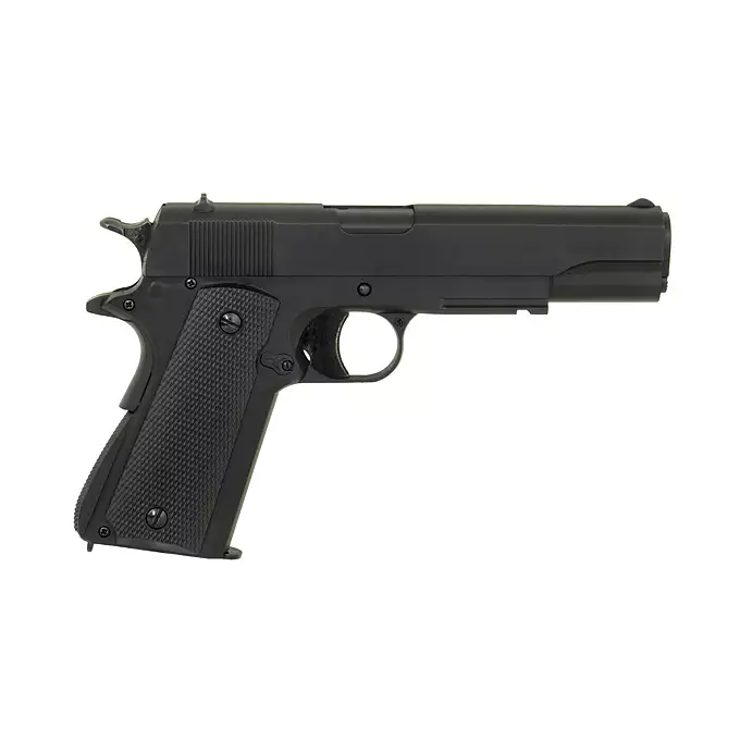 [Zestaw] ST1911 NON-BLOWBACK Heavy Weight Gas Pistol [STTi] + Kabura Airsoftowa do 1911 - Black [Amomax]